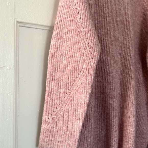 Old Navy, ladies tunic sweater, mock neck, pink, size XL - Picture 3 of 8